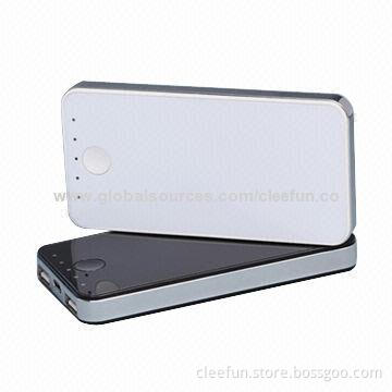 Ultra-thin Portable 4,000mAh Power Bank with Dual Output for iPhone/Samsung/HTC